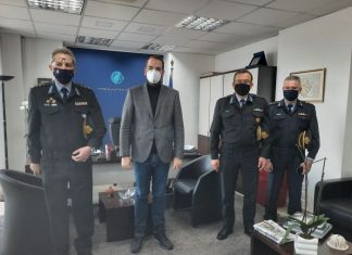 Στον Περιφερειάρχη η νέα ηγεσία Πυροσβεστικών Υπηρεσιών Δυτικής Ελλάδας