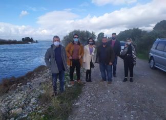 NOM : Συζήτηση με στελέχη της Περιφέρειας για την κατασκευή προπονητικού κωπηλατοδρομίου στο Μεσολόγγι