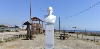 Η προτομή του Κωστή Παλαμά κοσμεί το Μουσείο Άλατος