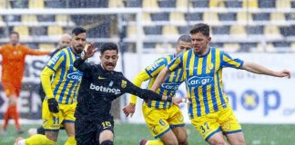 Παναιτωλικός : Συνεχίζει χωρίς γκολ σε ροή αγώνα εκτός έδρας