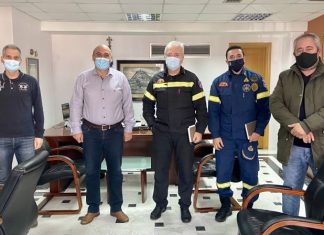 Στο Δημαρχείο Ναυπακτίας ο νέος Διοικητής Π.Υ. Αιτωλοακαρνανίας