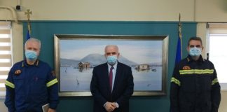 Με τους νέους διοικητές της Π.Υ. σε Μεσολόγγι και Αιτωλοακαρνανία ο Κ. Λύρος