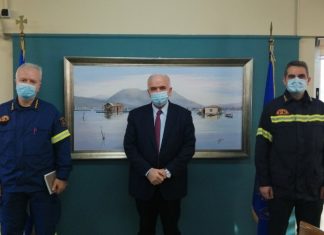 Με τους νέους διοικητές της Π.Υ. σε Μεσολόγγι και Αιτωλοακαρνανία ο Κ. Λύρος