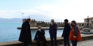 Ναύπακτος : Σύσκεψη εργασίας για τις σπηλαιώσεις του Λιμανιού