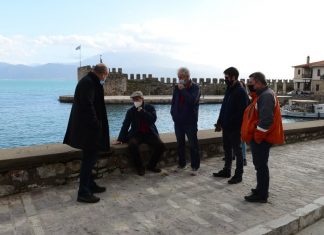 Ναύπακτος : Σύσκεψη εργασίας για τις σπηλαιώσεις του Λιμανιού