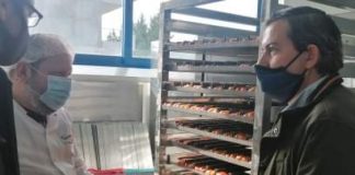 Ο Θ. Βασιλόπουλος στον Αγροτικό Συνεταιρισμό Μεσολογγίου