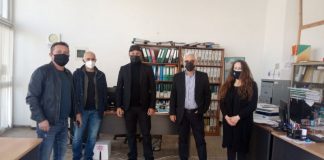 Επίσκεψη Γούδα στα τμήματα Αγροτικής Οικονομίας και Κτηνιατρικής στη Βόνιτσα