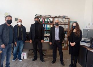 Επίσκεψη Γούδα στα τμήματα Αγροτικής Οικονομίας και Κτηνιατρικής στη Βόνιτσα