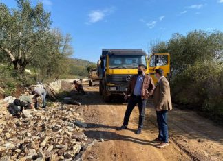 Σε έργα στο επαρχιακό οδικό δίκτυο του Ξηρομέρου ο Αντιπεριφερειάρχης Θ. Μαυρομμάτης