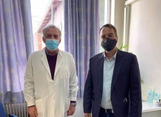 Επίσκεψη Θανάση Παπαθανάση στο Κέντρο Υγείας Αγρινίου