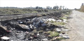 Και ανεξέλεγκτη εναπόθεση και καύση απορριμμάτων στη Μαγούλα Μεσολογγίου