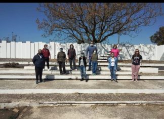 Εθελοντική δράση στο μνημείο των εκτελεσθέντων στα Καλύβια