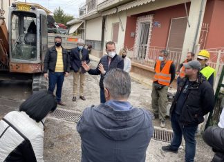 Επίσκεψη Φαρμάκη σε έργα στο Καινούργιο και το Παναιτώλιο