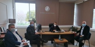 Συνάντηση Γκίζα – Φαρμάκη : Επί τάπητος αντιπλημμυρικά και οδοποιία