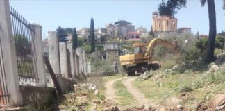 Ξεκίνησαν οι εργασίες για την αποκατάσταση ζημιών του κοιμητηρίου της Κατούνας