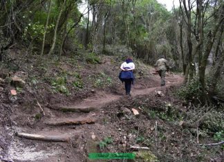 Προχωρά η βελτίωση του μονοπατιού προς τους δίδυμους καταρράκτες Μοκιστιάνου