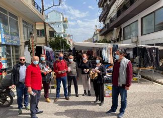 Εξόρμηση στις λαϊκές αγορές από το ΣΥΡΙΖΑ Μεσολογγίου