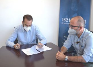 Εργασίες συντήρησης σήμανσης του εθνικού οδικού δικτύου στην Αιτωλοακαρνανία