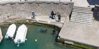 Υποβρύχια αυτοψία για τις σπηλαιώσεις του Λιμανιού της Ναυπάκτου