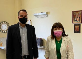 Επίσκεψη Θανάση Παπαθανάση στο Κέντρο Υγείας Βόνιτσας