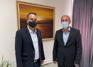 Συνάντηση Θανάση Παπαθανάση με το Δήμαρχο Θέρμου