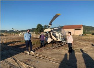 Αυτοψία της Μ. Σαλμά στις εργασίες κουνουποκτονίας στο Αιτωλικό