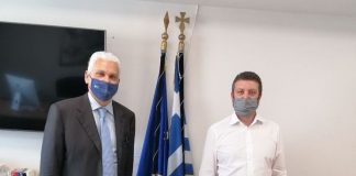Συνάντηση Ζαΐμη με τον Γενικό Γραμματέα Ψηφιακής Διακυβέρνησης Λ. Χριστόπουλο