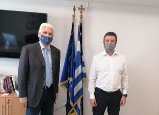 Συνάντηση Ζαΐμη με τον Γενικό Γραμματέα Ψηφιακής Διακυβέρνησης Λ. Χριστόπουλο