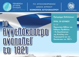 Κοινότητα Αγγελοκάστρου : Εκδηλώσεις για τα 200 χρόνια από την ελληνική επανάσταση του 1821