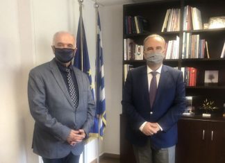 Συνάντηση Λύρου με τον Αν. Υπουργό Ανάπτυξης Νίκο Παπαθανάση