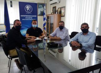 O Πρόεδρος της ΕΣΕΕ στον Εμπορικό Σύλλογο Μεσολογγίου