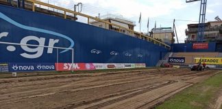 Παναιτωλικός : Βελτιώνει το χλοοτάπητα του γηπέδου