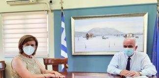 Συνάντηση Λύρου με τη διοικήτρια του Νοσοκομείου Μεσολογγίου