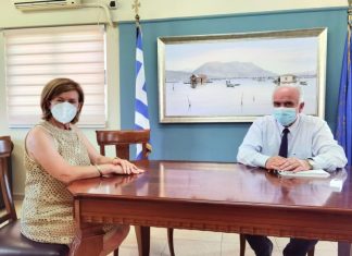 Με τη νέα διοικήτρια του Νοσοκομείου Μεσολογγίου συναντήθηκε ο Κ. Λύρος