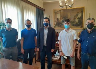 Συγχαρητήρια στο βαλκανιονίκη Νίκο Σταμούλη από το Δήμαρχο Αγρινίου