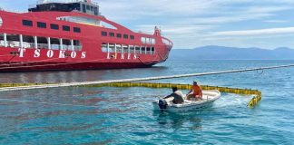 Άσκηση απορρύπανσης στον Λιμένα Αντιρρίου