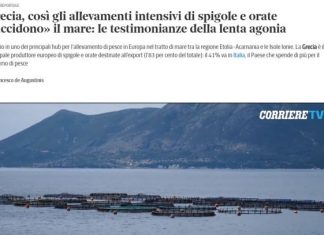 H Corriere Della Sera με ρεπορτάζ για το χωροταξικό των ιχθυοκαλλιεργειών στην Αιτωλοακαρνανία