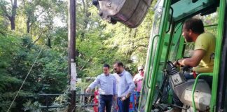 Ξεκίνησαν οι εργασίες αποκατάστασης του γεφυριού στα Δύο Ρέματα