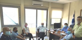 Επίσκεψη Κατσιφάρα στο Δημαρχείο Αμφιλοχίας