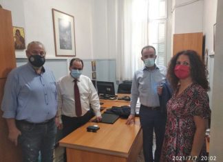 Επίσκεψη του ΣΥΡΙΖΑ στην Αστυνομική Διεύθυνση Αιτωλίας