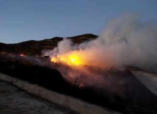 Για πολλοστή φορά φωτιά στο ΧΥΤΑ Μεσολογγίου