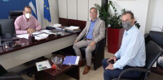 Συνάντηση Κασόλα με Φαρμάκη για το δρόμο Θέρμο – Ναύπακτος