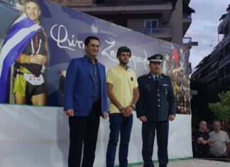 Το Αγρίνιο τίμησε το Φώτη Ζησιμόπουλο, νικητή του 39ου «Σπάρταθλον»