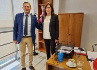 Συνάντηση Βασιλόπουλου με τη νέα Αντιπρόεδρο του «ΕΛΓΟ ΔΗΜΗΤΡΑ» Γ. Μπόκα