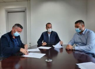 Σύμβαση για τη βελτίωση του δρόμου έως την παραλία του Λούρου