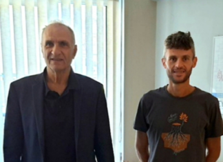 Συνάντηση του Γ. Βαρεμένου με τον υπεραθλητή Φώτη Ζησιμόπουλο