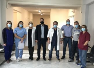 Επίσκεψη Θανάση Παπαθανάση στο Κέντρο Υγείας Κατούνας