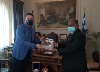 Στο Δημαρχείο Αγρινίου ο Πρέσβης της Ινδίας