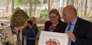 Η Βασιλομήτωρ Σοφία της Ισπανίας στην Έκθεση «ΝΑΥΠΑΚΤΟΣ 1571»