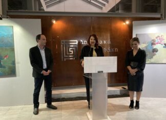 Εγκαινιάστηκε η έκθεση ζωγραφικής της Χριστίνας Σωτηροπούλου